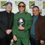 Kevin Feige,, Robert Downey Jr., Joe Russo and Anthony Russo