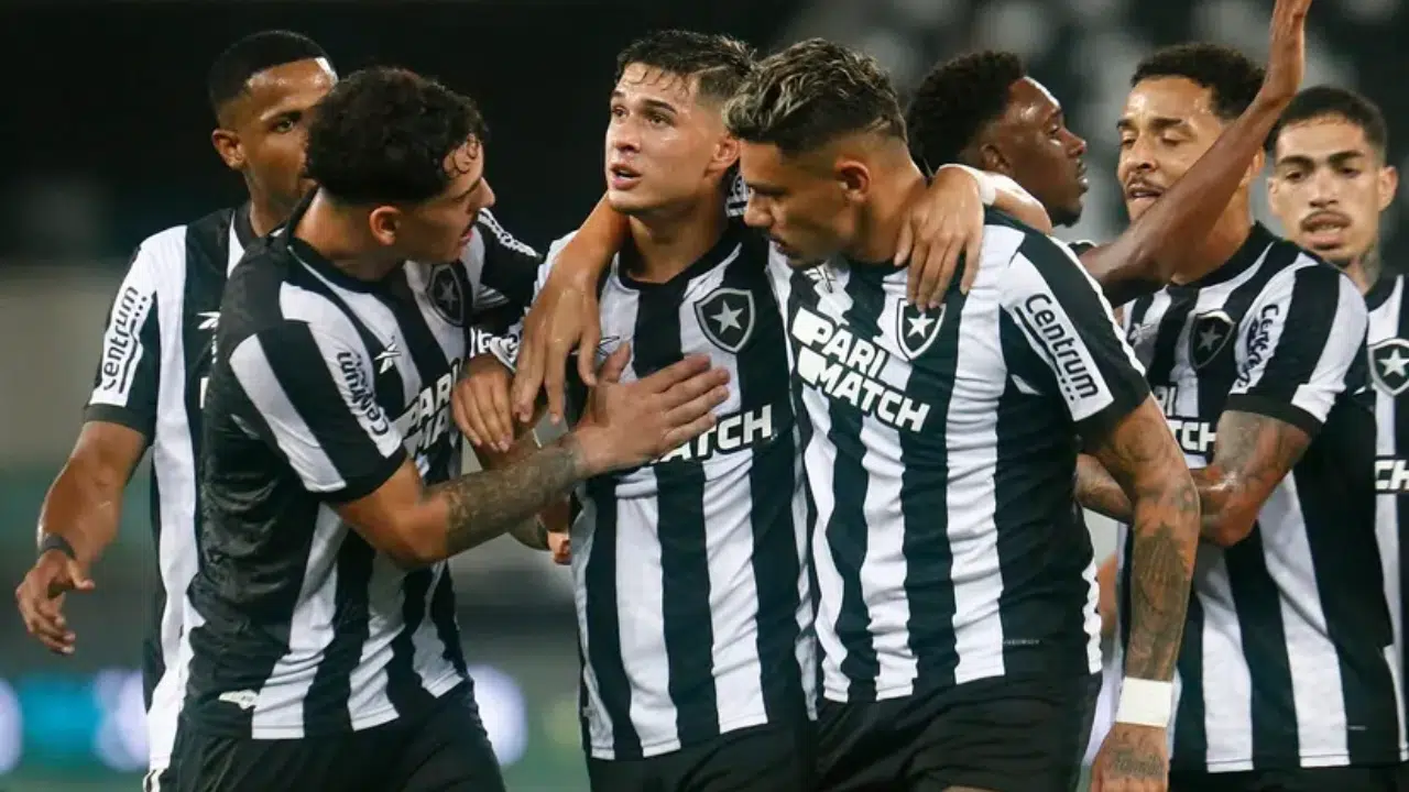 Botafogo durante partida pelo Campeonato Brasileiro 2024. (Foto: Reprodução/Instagram/Thiago Ribeiro/@botafogo)