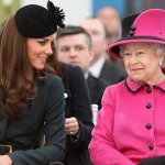 Rainha Elizabeth II e Kate Middleton