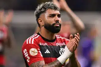 Gabigol em jogo do Flamengo