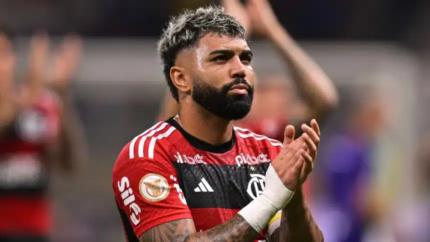 Gabigol em jogo do Flamengo