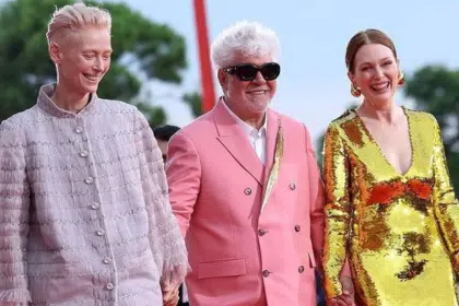 pedro almodóvar, tilda swinton e juliane moore