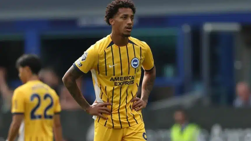 João Pedro durante jogo do Brighton