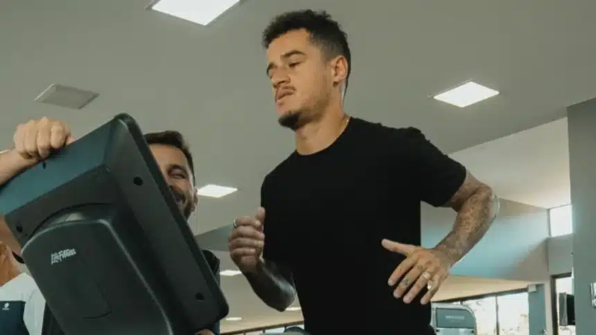 Philippe Coutinho treinando