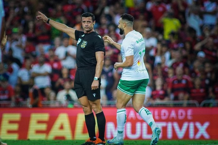 Braulio da Silva Machado durante jogo do Flamengo e Juventude 