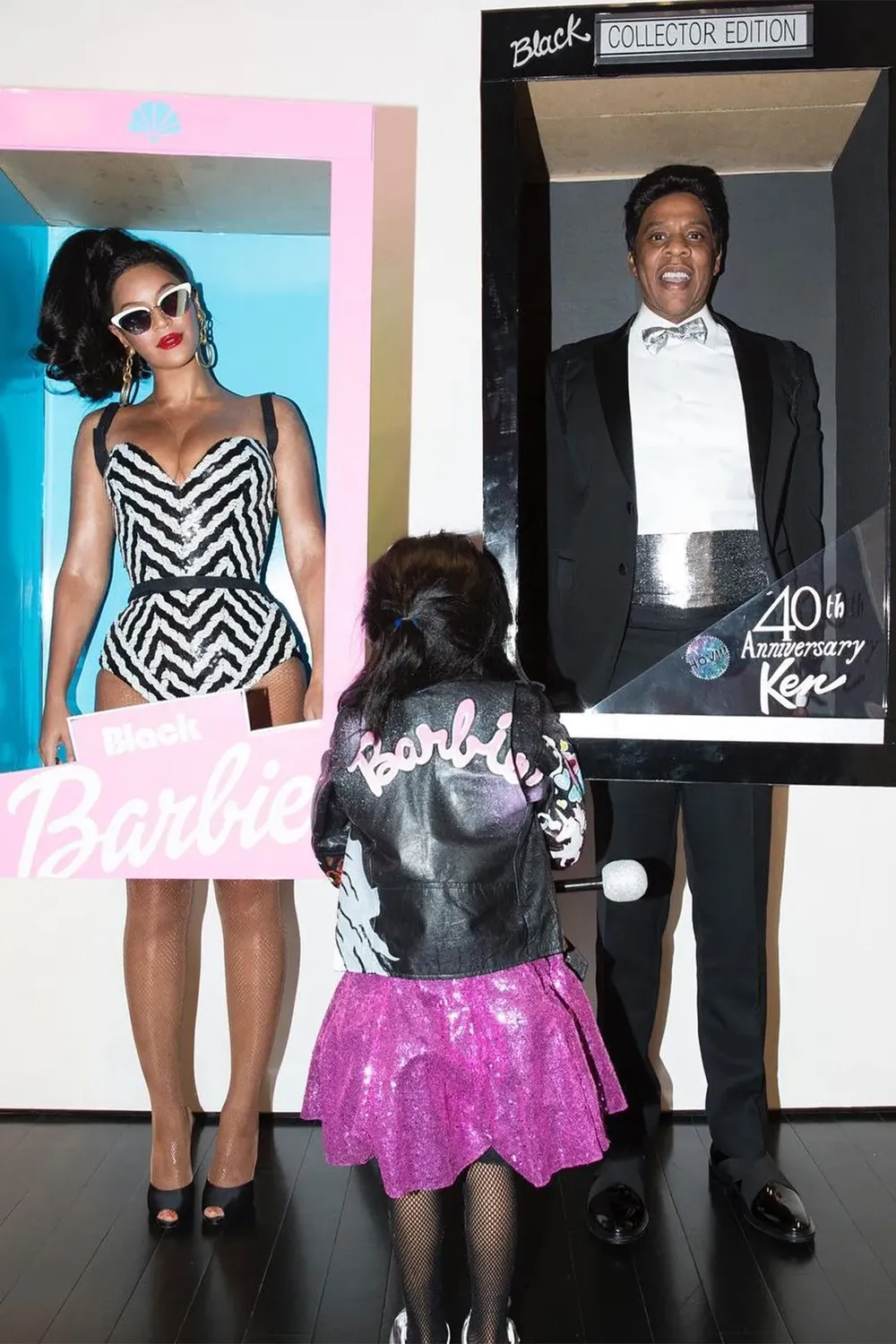 Beyoncé, Jay-Z e Blue Ivy de "família Barbie" 