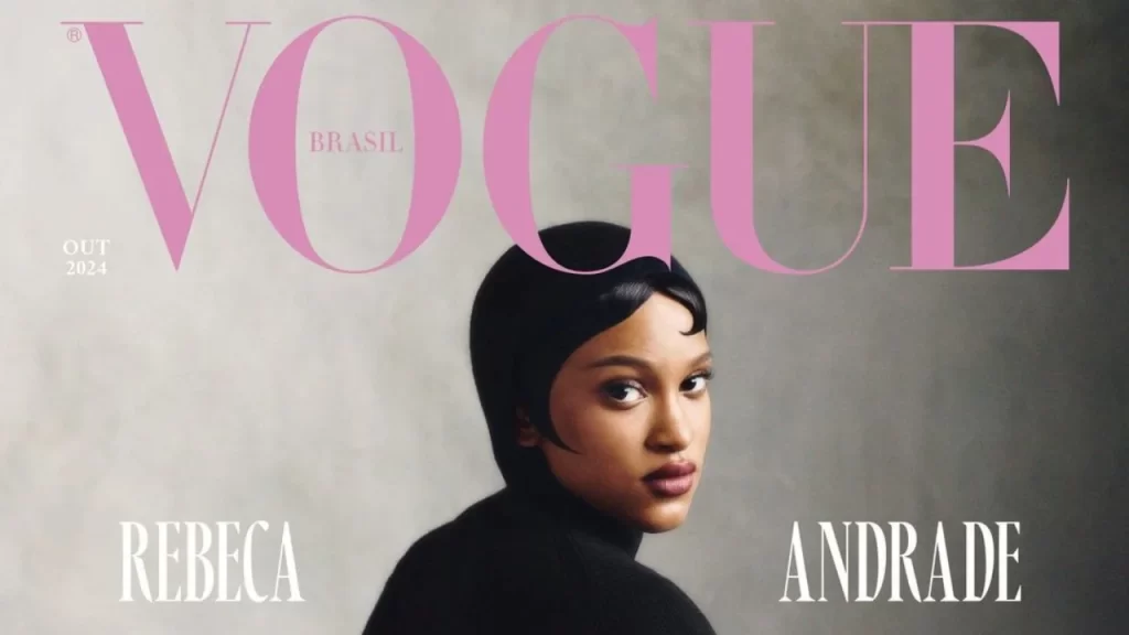 Rebeca Andrade estampa capa da Vogue