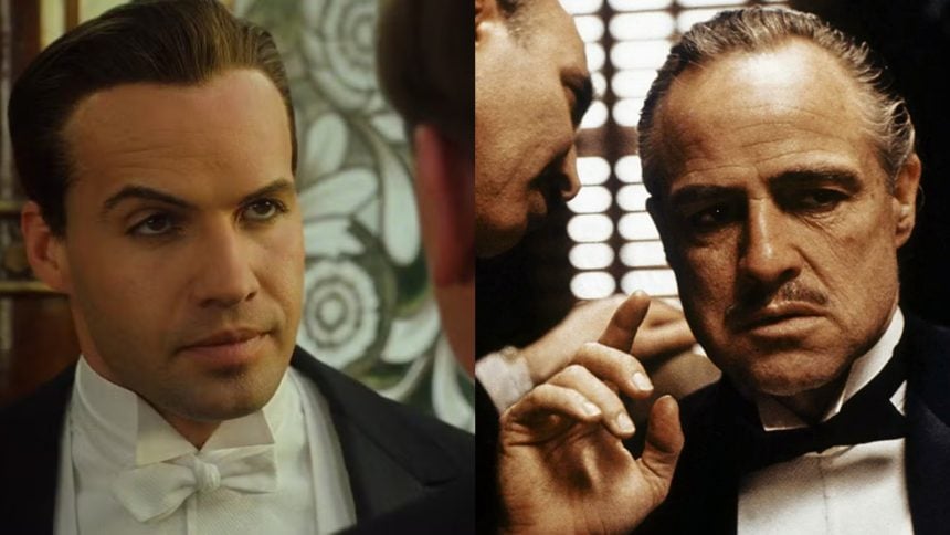 Billy Zane em 'Titanic' e Marlon Brando em 'O Poderoso Chefão'