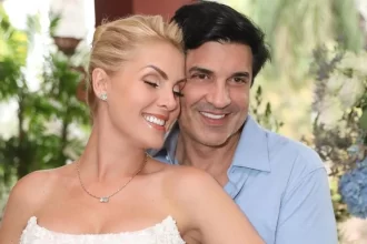 Ana Hickmann e Edu Guedes em seu casamento