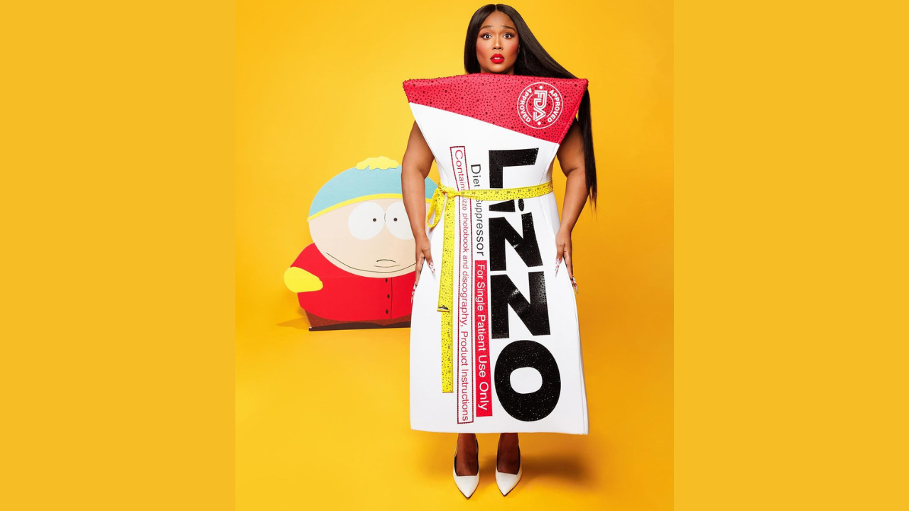 Lizzo se fantasia de Ozempic para o Halloween após sátira em South Park