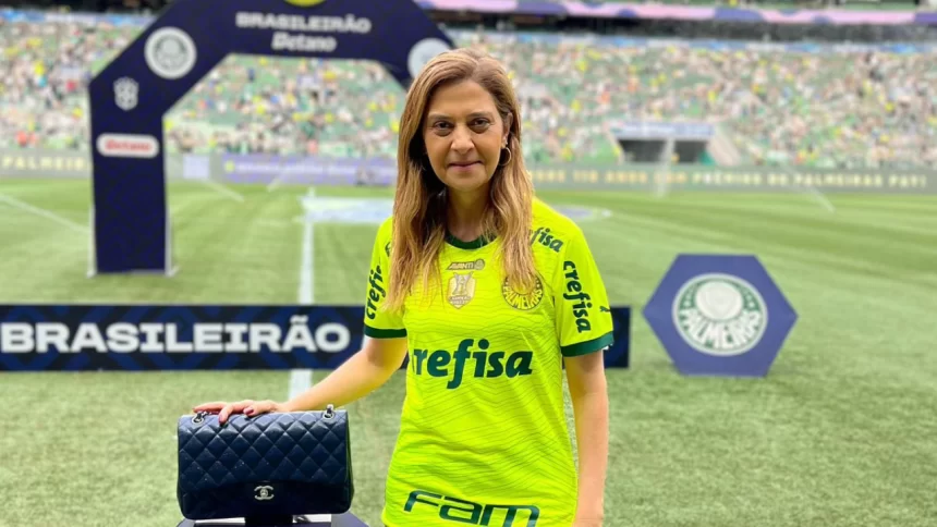 Leila Pereira revela novos rumos para o Palmeiras: sem patrocínio próprio e sem grandes estrelas