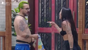 Luana Targino quase ataca Fernando Presto em “A Fazenda 16”