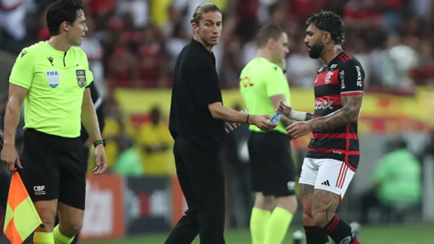 Gabigol e Felipe Luís