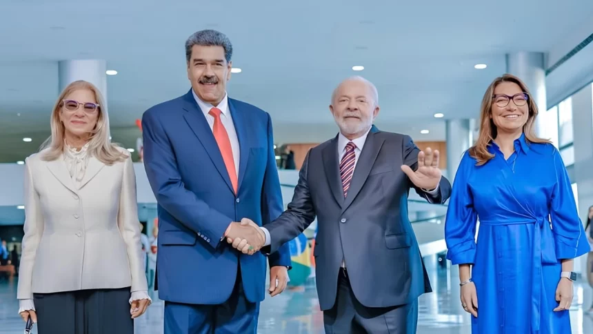 Maduro pede pronunciamento de Lula quanto à Venezuela no BRICS