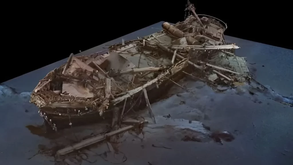 Tecnologia 3D recria navio perdido nas profundezas da Antártica há mais de um século