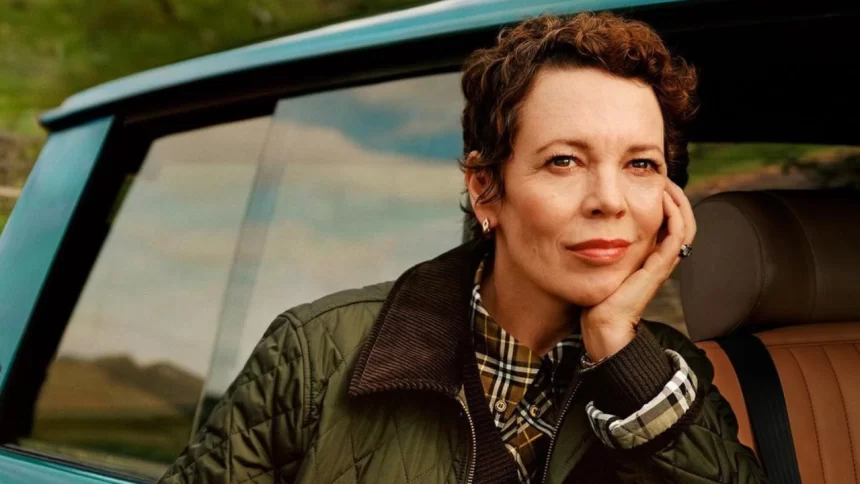 Olivia Colman para a campanha da Burberry