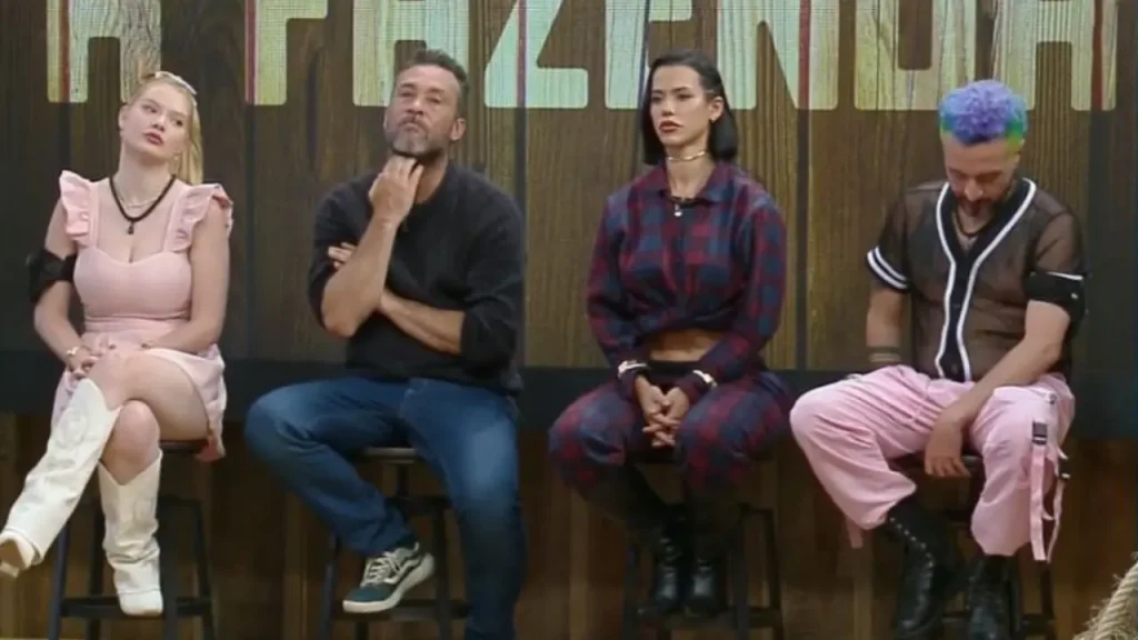 A Fazenda 16: Julia, Juninho, Larissa e Fernando formam a roça desta semana