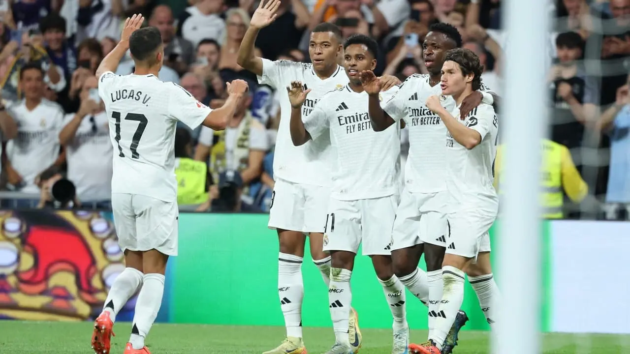 Foto destaque: Jogadores do Real Madrid (Foto: Reprodução/Thomas Coex/AFP)