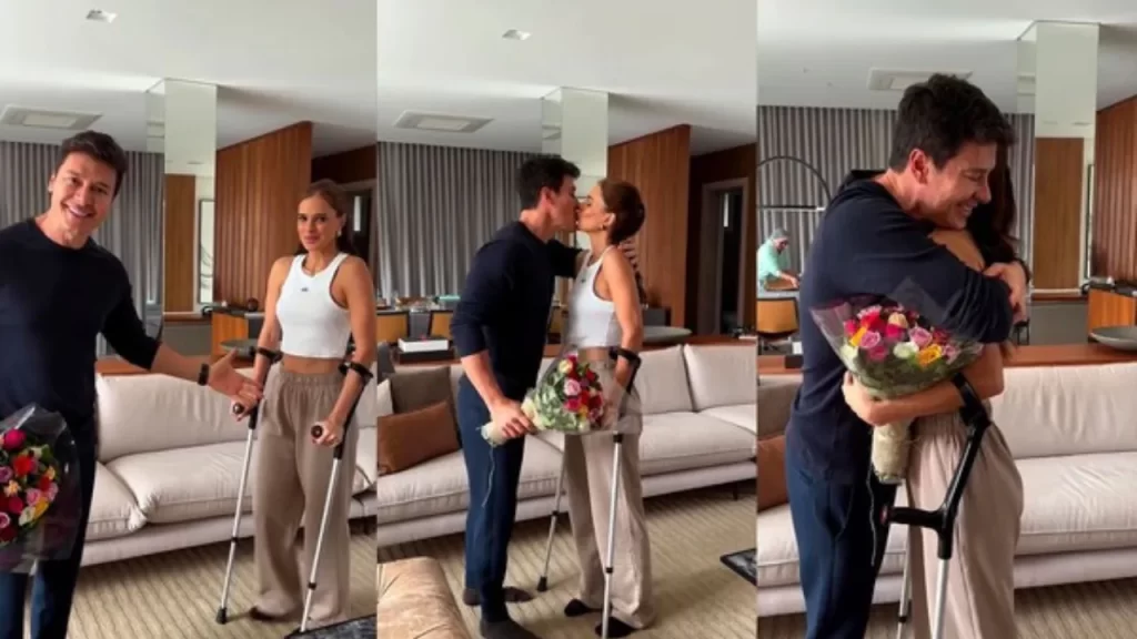 Rodrigo Faro celebra seu aniversário ao lado de Vera Viel e família