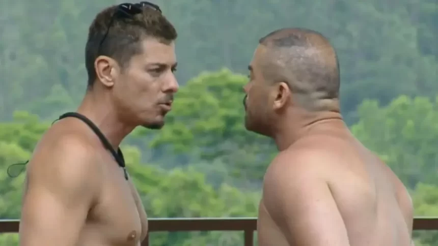 Sidney Sampaio arma barraco com Sacha Bali em A Fazenda 16