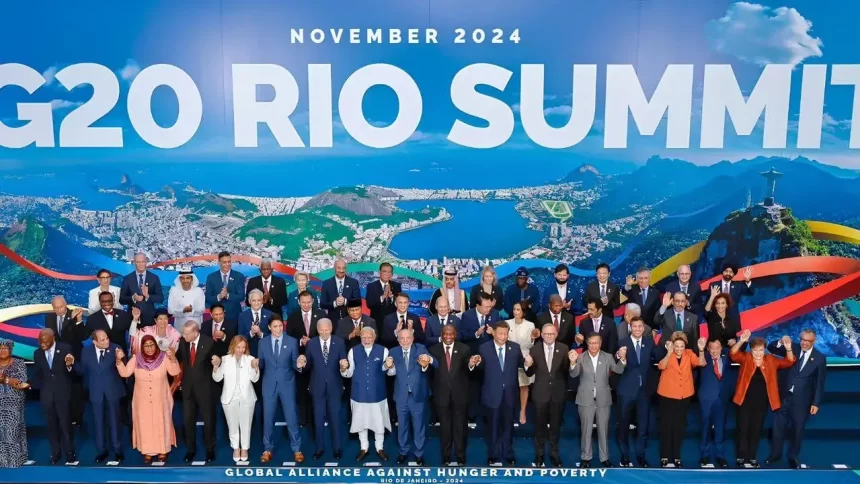 Líderes do G20 no Rio de Janeiro