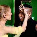 Ariana Grande e Cynthia Erivo na estreia de 'Wicked' em Londres