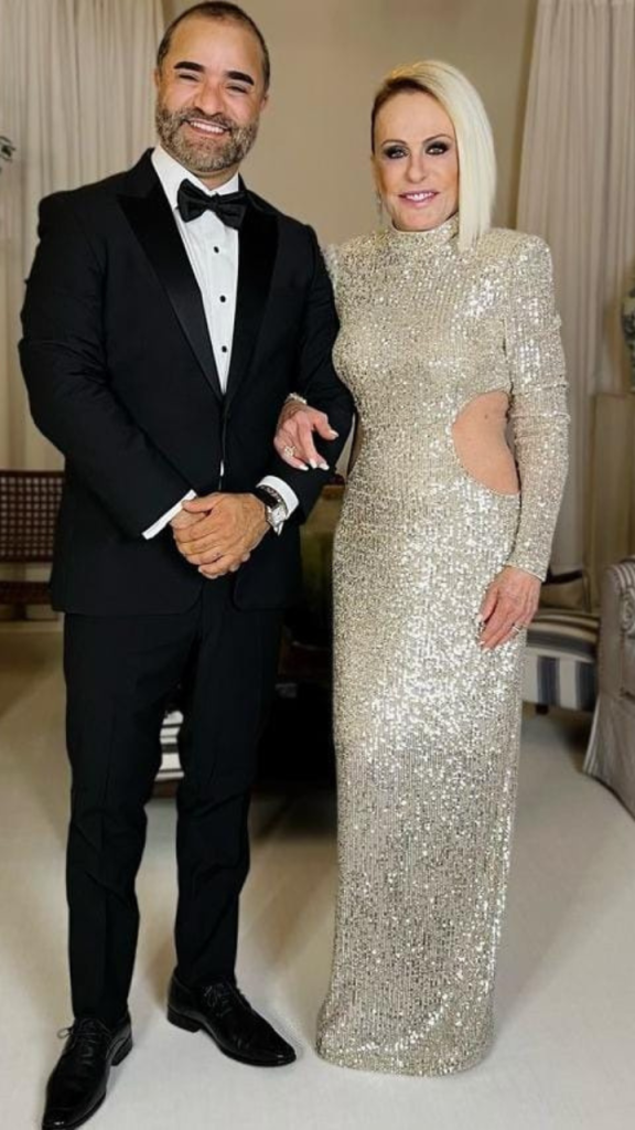 Ana Maria Braga e seu Marido Fábio Arruda