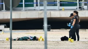 Homem que explodiu em frente ao STF, teria utilizado extintor de incêndio no atentado