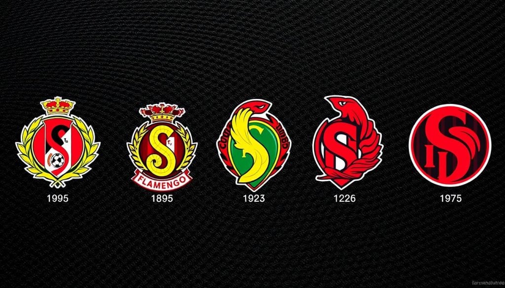 Evolução Escudos Flamengo