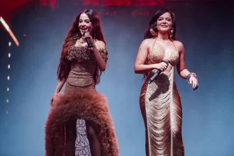 Maiara e Maraisa realizam homenagem a Marília Mendonça durante show em alto mar