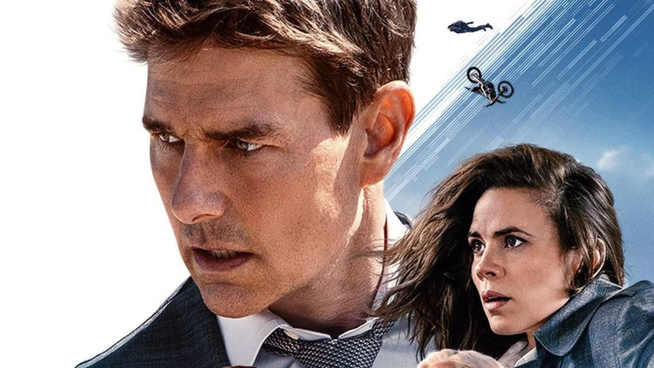 Tom Cruise no poster de Missão Impossível no papel de Ethan Hunt