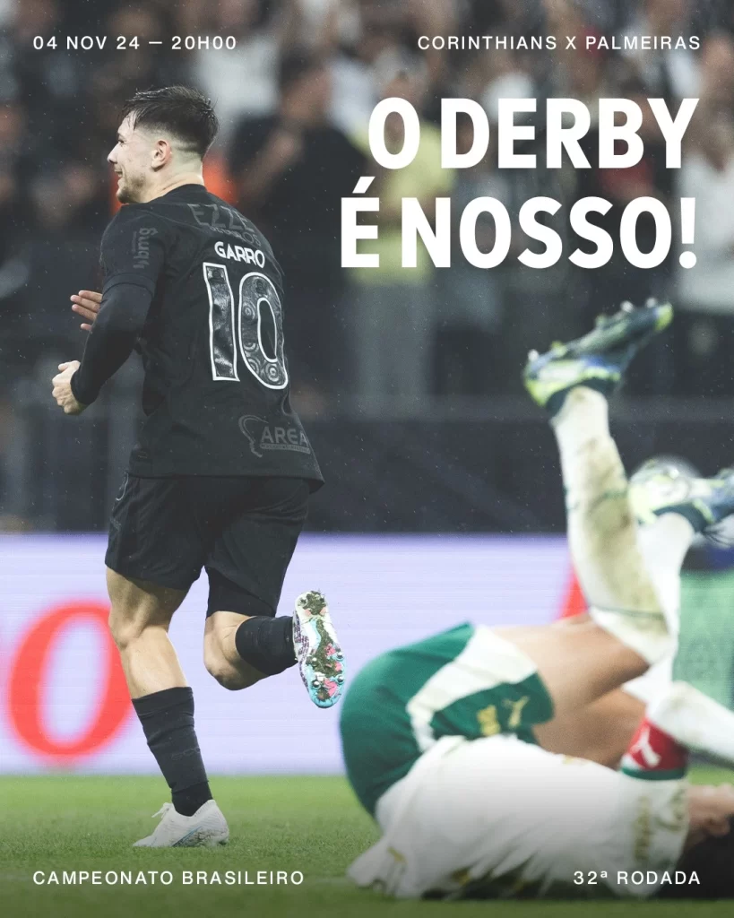 Corinthians não vencia o Derby desde 2021