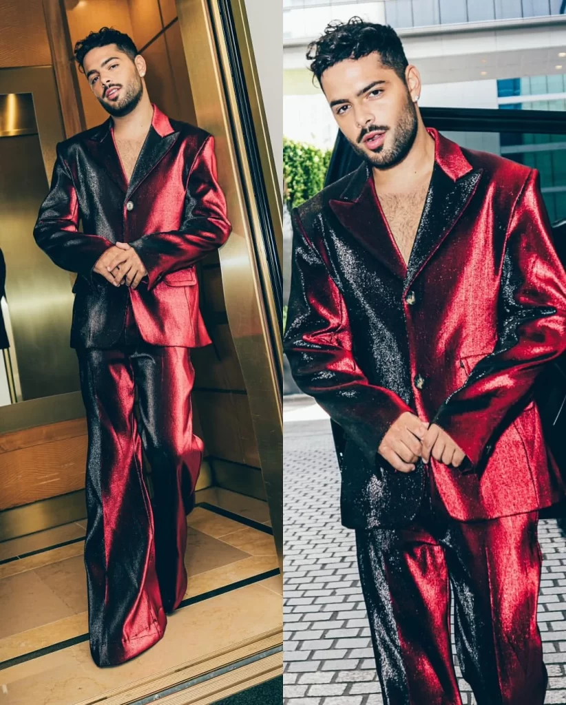 Pedro Sampaio apostou no vermelho para o Grammy Latino 2025