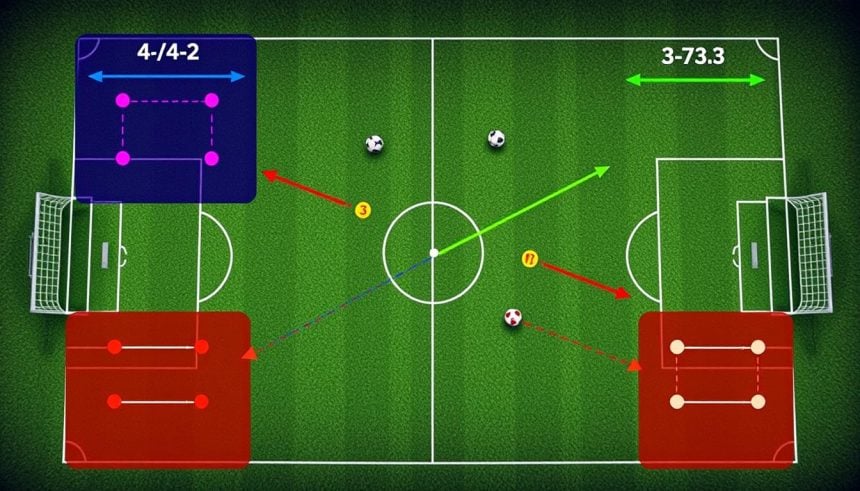 Táticas e estratégias futebol