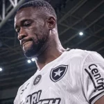 Bastos durante Palmeiras x Botafogo