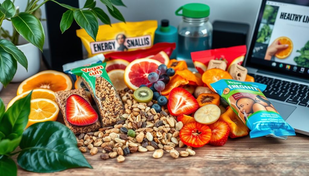 benefícios dos snacks veganos