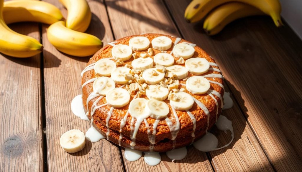 bolo de banana vegano