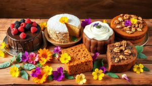 10 receitas de bolos veganos simples e deliciosos