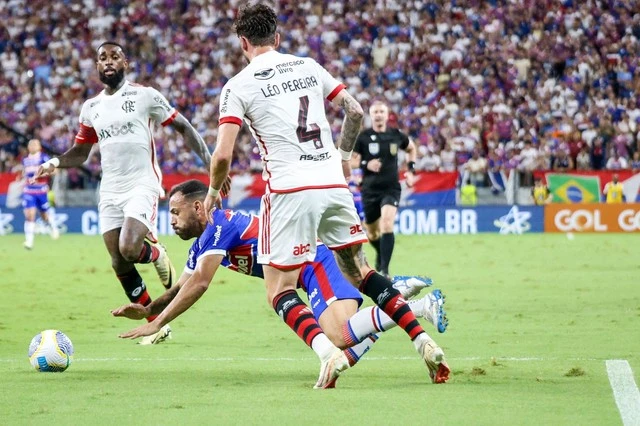 Partida entre Fortaleza x Flamengo, válida pela 36ª rodada do Campeonato Brasileiro 