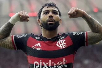 Gabigol em jogo do Flamengo