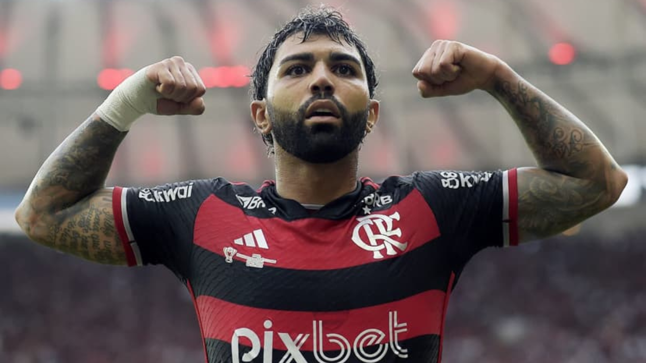 Gabigol em jogo do Flamengo