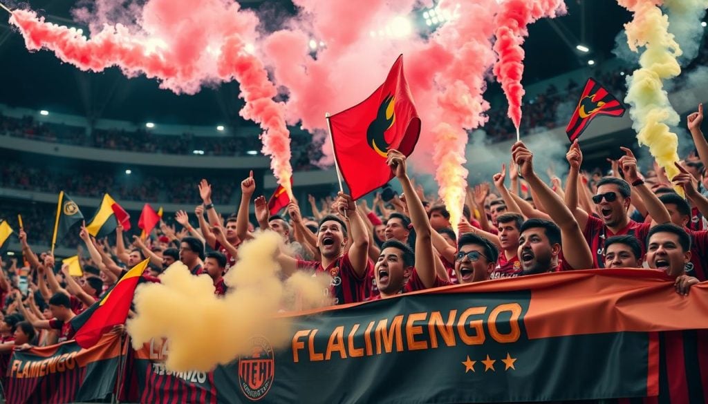 impacto da torcida Flamengo