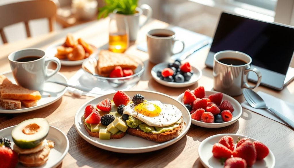 influência café da manhã produtividade