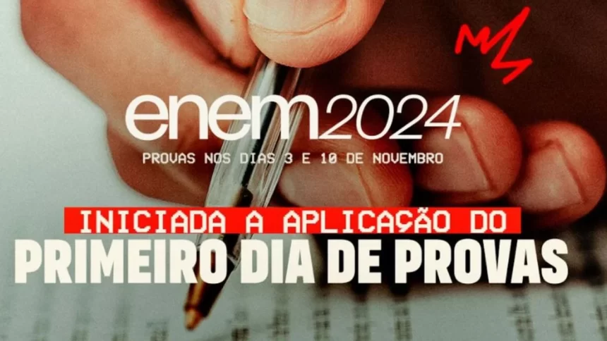 MEC divulga dados do primeiro dia do Enem 2024, e afirma que houve abstenção de 26,6%