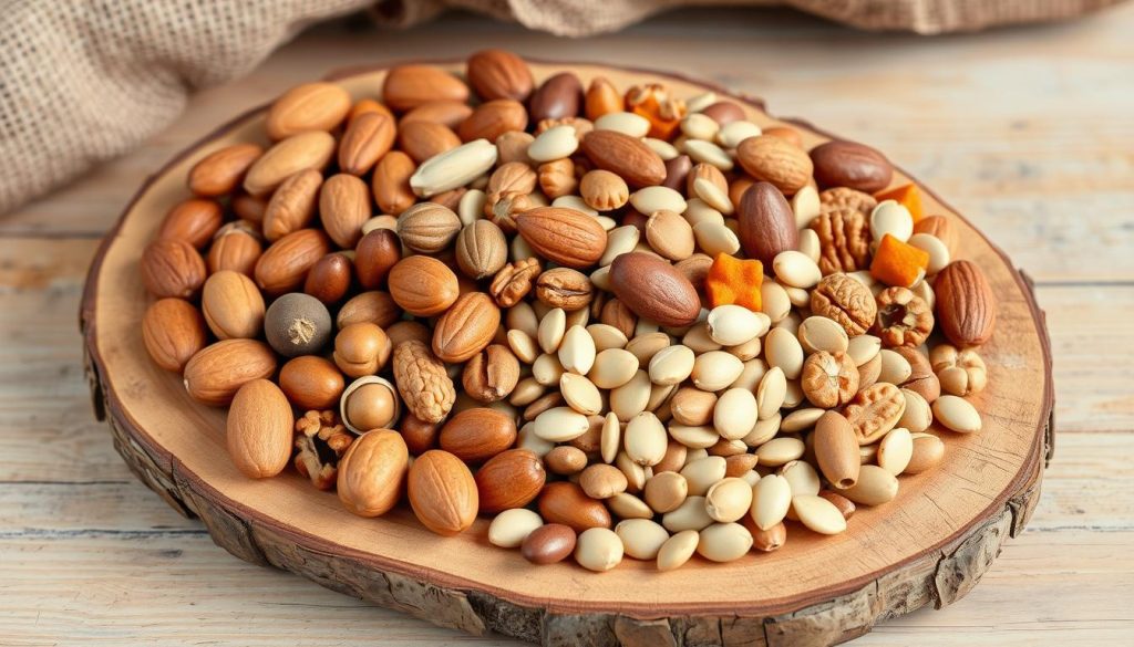 mix de nuts e sementes