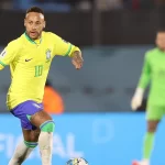 Neymar em seu último jogo pela seleção brasileira