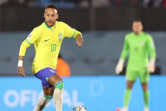 Neymar em seu último jogo pela seleção brasileira