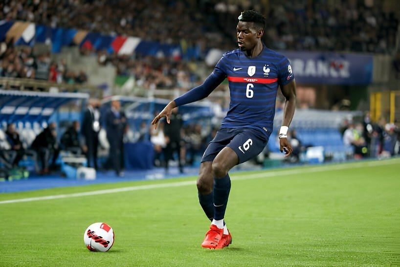 Pogba em ação pela seleção francesa 