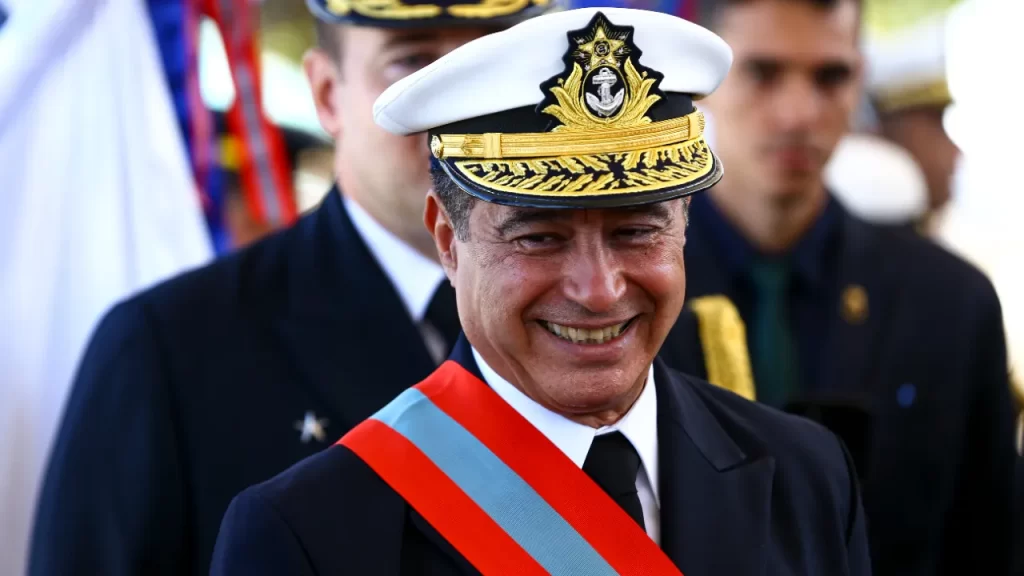  Almirante Almir Garnier Santos e Jair Bolsonaro