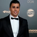 Rodri durante o prêmio Ballon d'Or